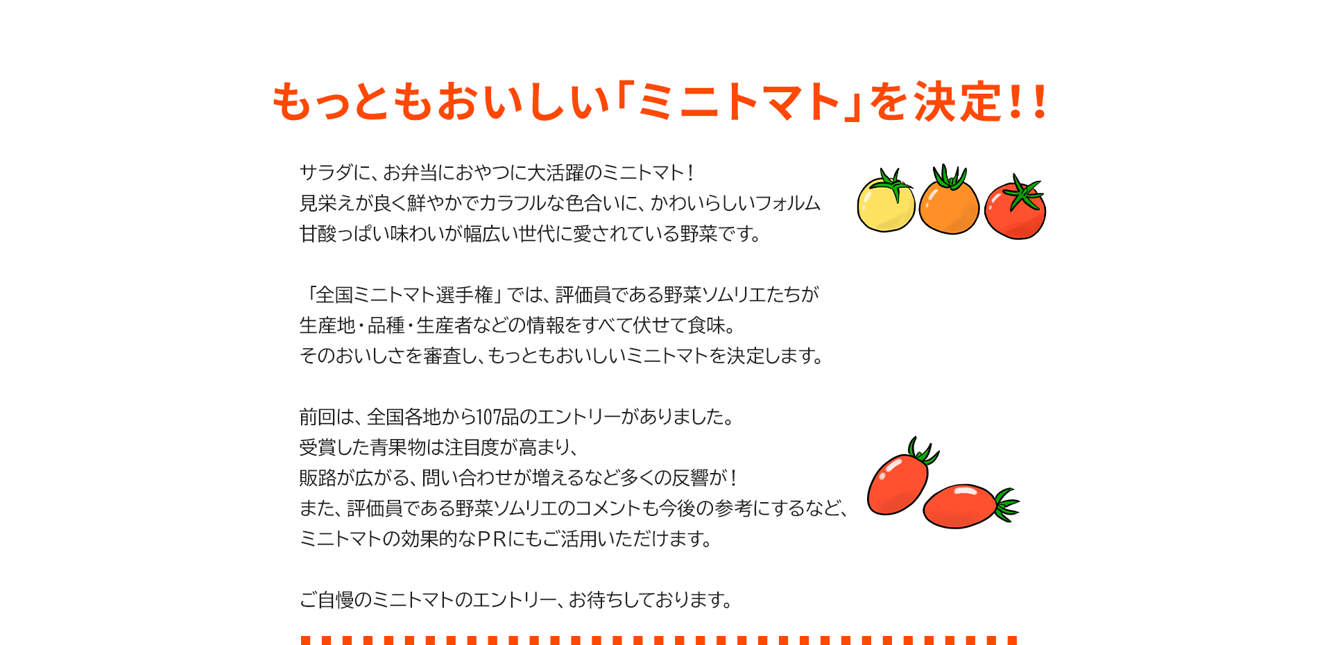 第3回全国ミニトマト選手権