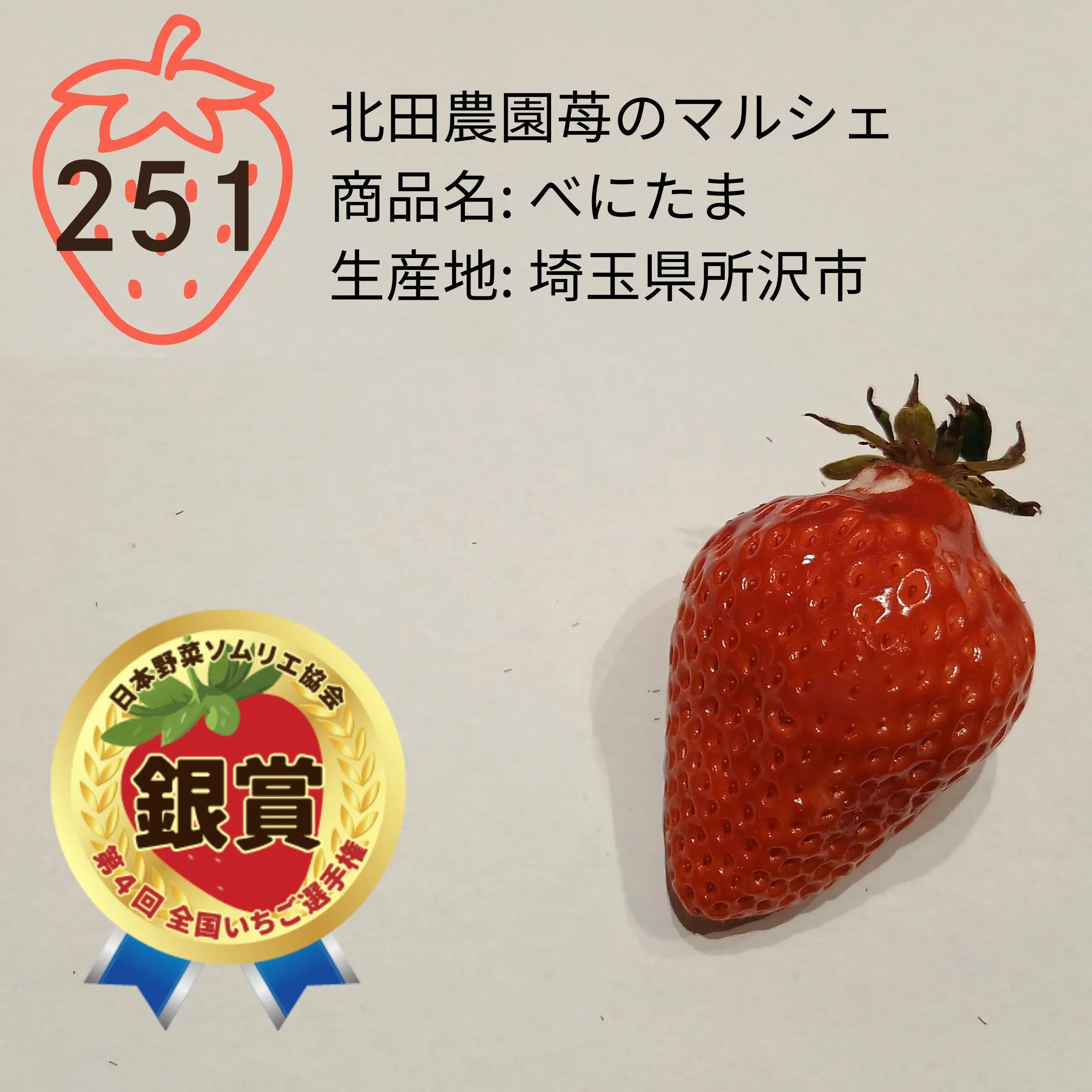 イチゴ様　確認用 第4回 全国いちご選手権｜全国青果物選手権｜日本野菜ソムリエ協会