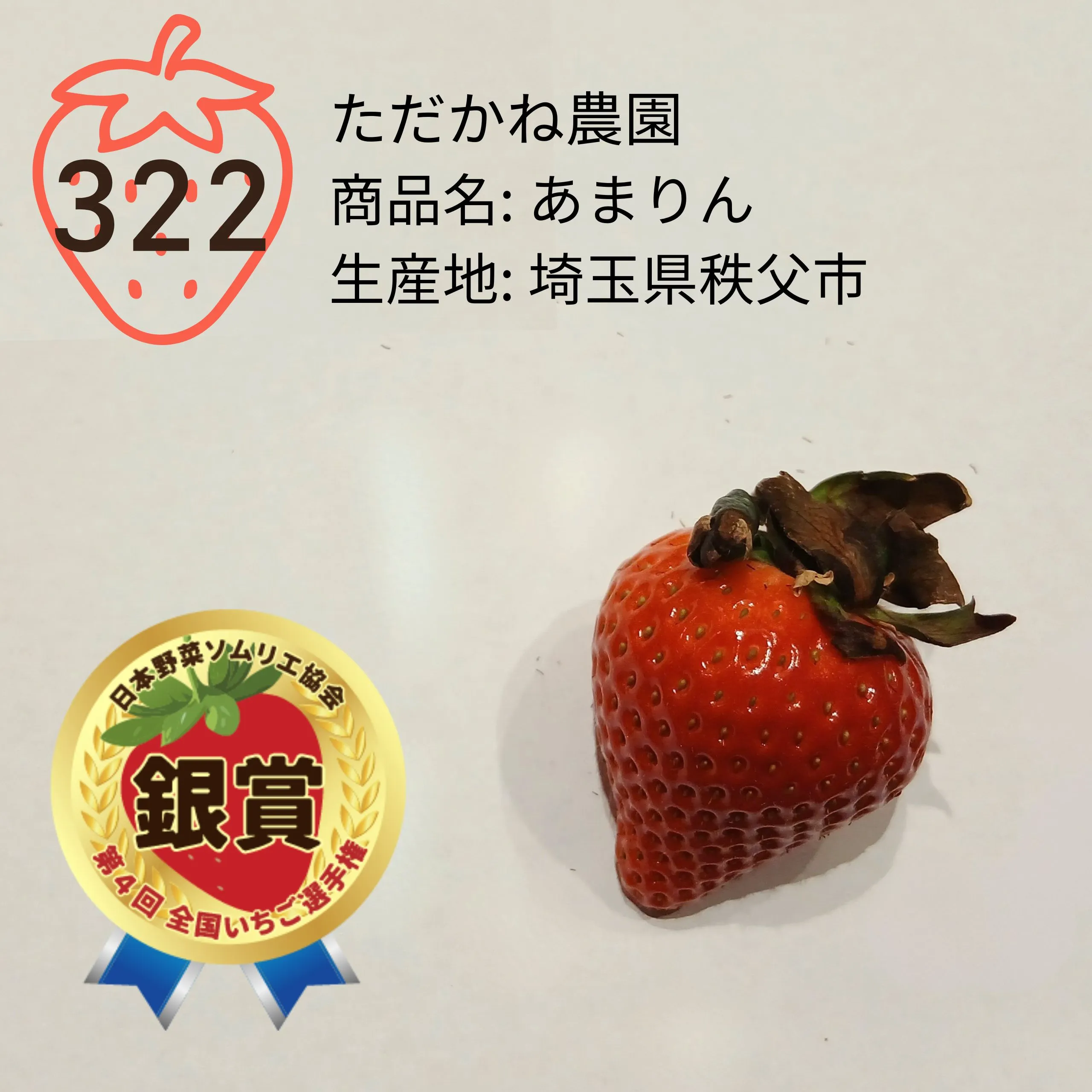 第4回 全国いちご選手権｜全国青果物選手権｜日本野菜ソムリエ協会